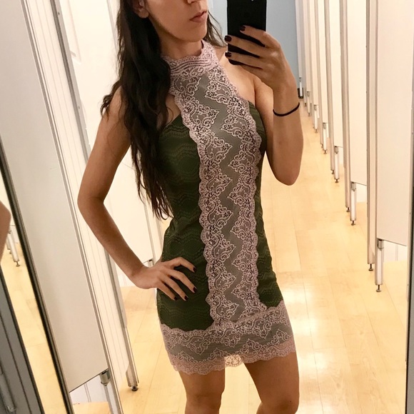 NWOT Free People Natasha Lace Bodycon Dress - Picture 2 of 8